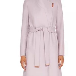 Ted Baker Soft Pink Floral Lined Coat